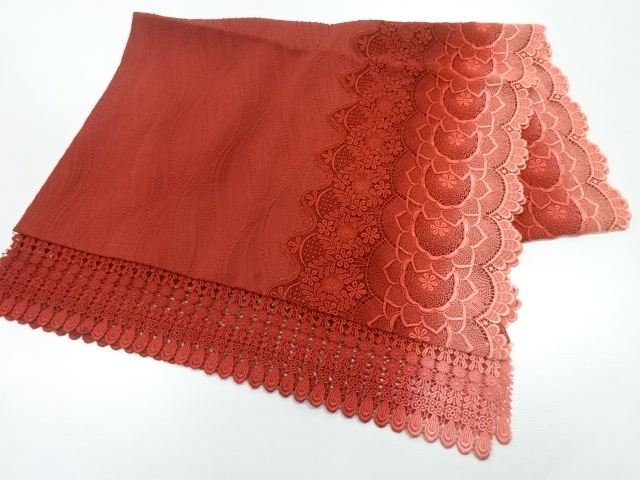 レース花模様ショール